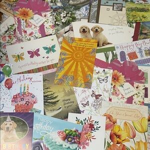 Colorful Greeting Card Collection 25 card bundle
